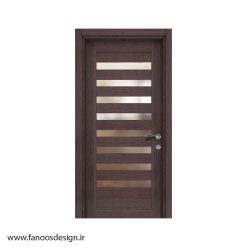 درب اتاق خواب روکش چوب کد MT539