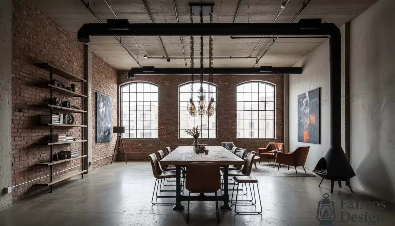 خصوصیات دکوراسیون صنعتی