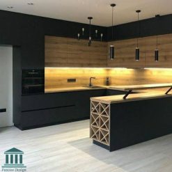 کابینت با دستگیره مخفی کد 0176 6 کابینت آشپزخانه ممبران کد 0176