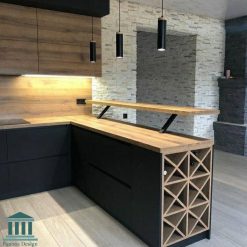 کابینت با دستگیره مخفی کد 0176 9 کابینت آشپزخانه ممبران کد 0176
