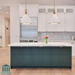 کابینت پلی اورتان طوسی کد 0247 5 کابینت آشپزخانه ترکیبی پی وی سی وهایگلاس کد 0247