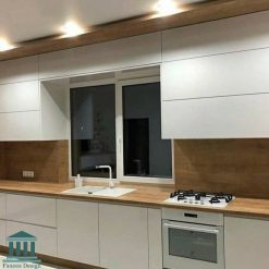 کابینت آشپزخانه ترکیبی ام دی اف و پی وی سی کد 0239