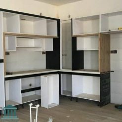 کابینت بدون دستگیره کد 0221 5 کابینت آشپزخانه ترکیبی پی وی سی و ام دی اف کد 0221
