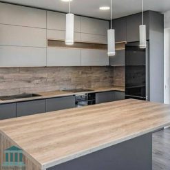 کابینت آشپزخانه ترکیبی پی وی سی و ام دی اف کد 0219