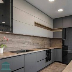 کابینت آشپزخانه ترکیبی پی وی سی و ام دی اف کد 0219