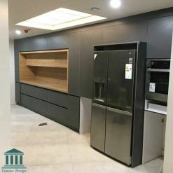 کابینت آشپزخانه ترکیبی ام دی اف و پی وی سی کد 0211