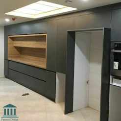 کابینت آشپزخانه ترکیبی ام دی اف و پی وی سی کد 0211