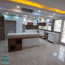 کابینت آشپزخانه ترکیبی ام دی اف و هایگلاس کد 0209