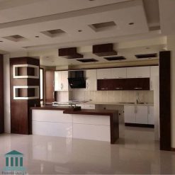 کابینت آشپزخانه ترکیبی ام دی اف و هایگلاس کد 0149