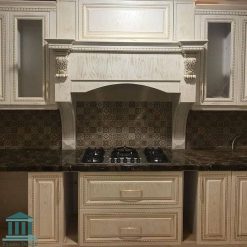 کابینت ممبران سفید طلایی کد 0148 17 کابینت آشپزخانه ممبران کد 0148