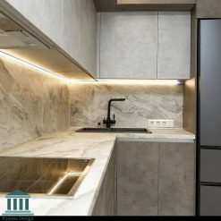 کابینت آشپزخانه پی وی سی کد 0182