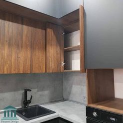 کابینت آشپزخانه ام دی اف و پی وی سی کد 0178