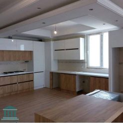 کابینت آشپزخانه ترکیبی هایگلاس و ام دی اف کد 0144