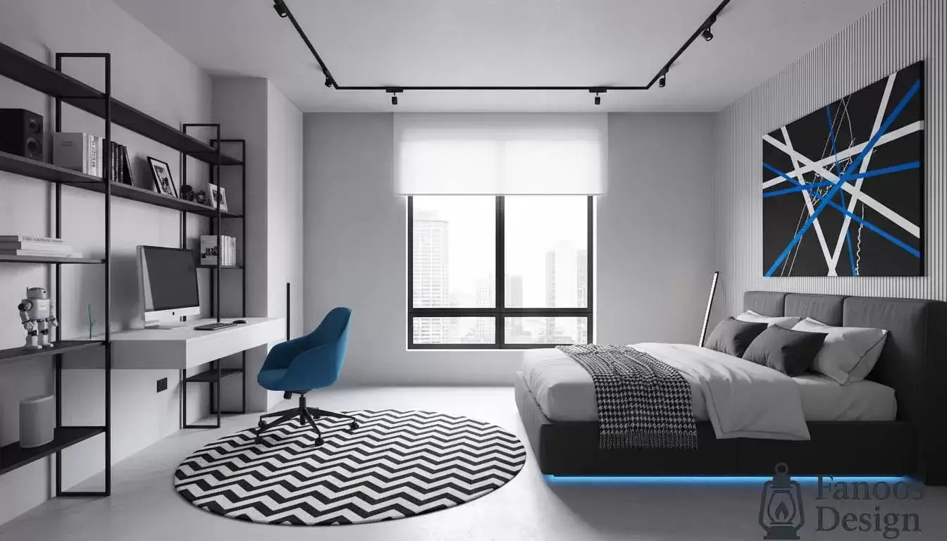 دکوراسیون داخلی اتاق خواب پسرانه