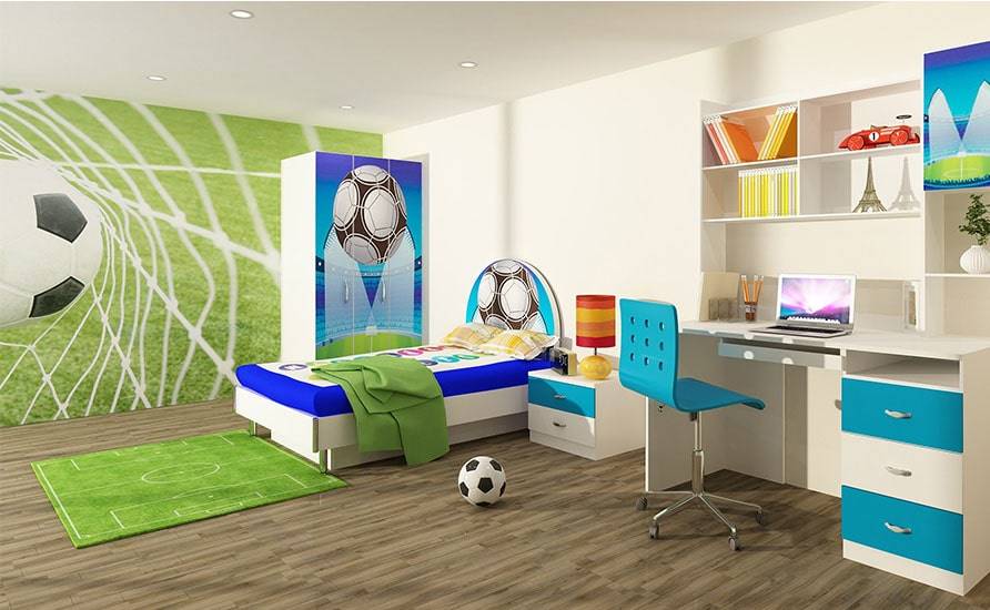 دکوراسیون داخلی اتاق خواب پسرانه 1 دکوراسیون داخلی اتاق خواب پسرانه