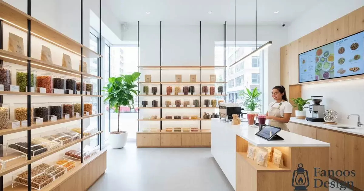 دکوراسیون خشکبار فروشی 1 Dried fruit shop decoration 1 | فانوس دیزاین تولید کننده انواع درب اتاق ، ضد سرقت، درب ورودی و ضد آل