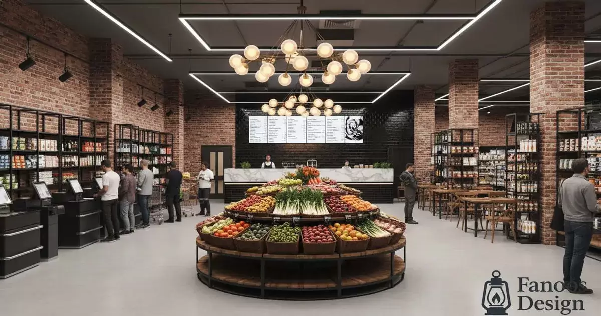 طراحی دکوراسیون سوپر مارکت 1 طراحی دکوراسیون سوپر مارکت