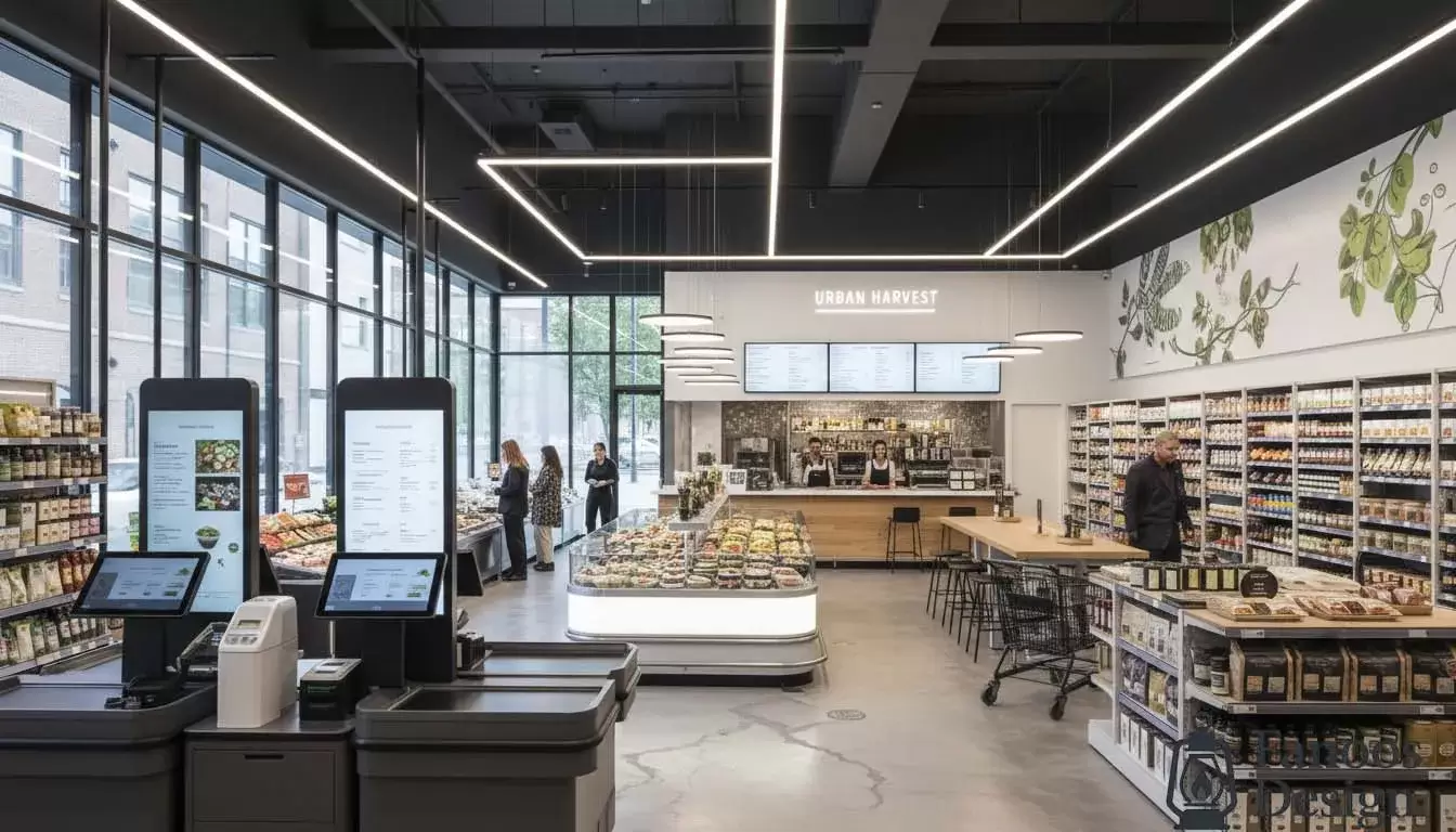 طراحی دکوراسیون سوپر مارکت 2 طراحی دکوراسیون سوپر مارکت