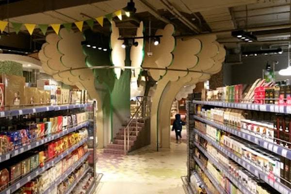 طراحی دکوراسیون سوپر مارکت