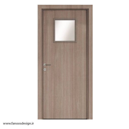 درب چوب پلاست شیشه خور ضد آب کد 30124