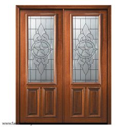 سبد خرید 27 درب لابی چوبی دو لنگه کد 21076
