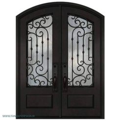 درب فرفروژه فلزی لابی کد 2151