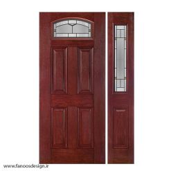 سبد خرید 5 درب چوبی لابی 1.5 لنگه کد 21065