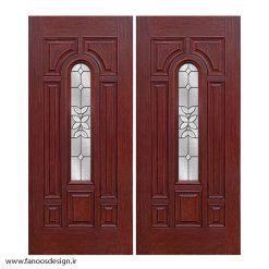 درب چوبی لابی دو لنگه کد 21069
