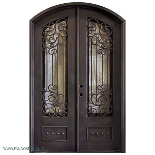 درب فرفروژه فلزی لابی کد 2146