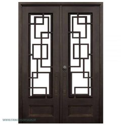 درب فرفروژه فلزی لابی کد 2132