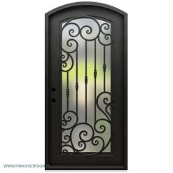 درب فرفروژه فلزی لابی کد 2123