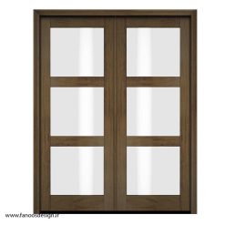 سبد خرید 5 درب چوبی دو لنگه کد 4046