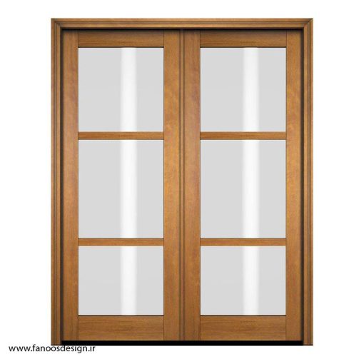 درب چوبی دو لنگه کد 4042