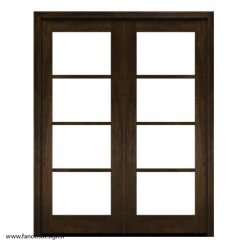 سبد خرید 5 درب چوبی دو لنگه کد 4036