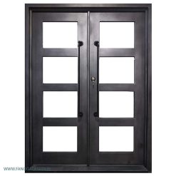 درب فرفروژه فلزی لابی کد 2156