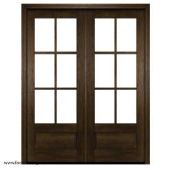 سبد خرید 7 درب چوبی دو لنگه کد 4085