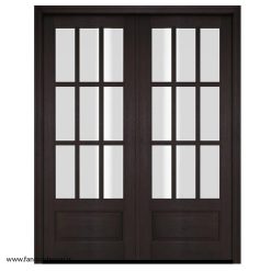 سبد خرید 20 درب چوبی دو لنگه کد 4083