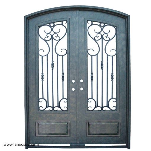 درب فلزی پارکینگ دو لنگه کد 2164