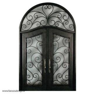 درب آهنی ورودی ساختمان جنوبی کد 2211