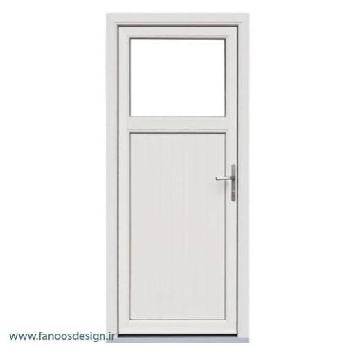 درب آلومینیومی سفید کد 12462