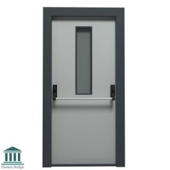 درب ضدحریق شیشه خور کد 1136