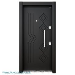 سبد خرید 8 درب ضدسرقت طوسی سوپر مات کد 6077
