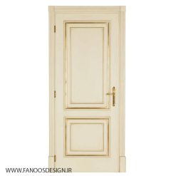 سبد خرید 7 درب اتاقی سفید طلایی کلاسیک با رنگ پوششی کد 12065
