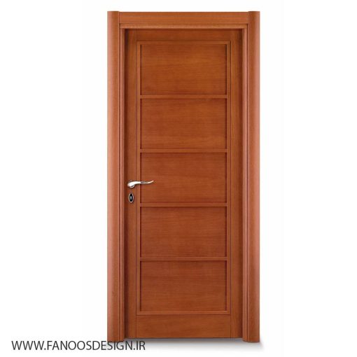 درب اتاق خواب روکش بلوط کف تراش کد 12055
