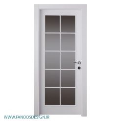 سبد خرید 8 درب چوبی کلاسیک شیشه خور کد 4083