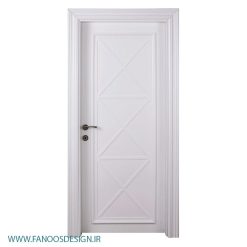 سبد خرید 2 درب اتاق خواب سفید طرح دار کد 12101