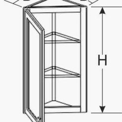 کابینت دیواری کنج 3 AW30L spec min | فانوس دیزاین تولید کننده انواع درب اتاق ، ضد سرقت، درب ورودی و ضد آل