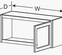 یونیت کابینت دیواری ارتفاع 30 سانتیمتر 9 W3315B sp min | فانوس دیزاین تولید کننده انواع درب اتاق ، ضد سرقت، درب ورودی و ضد آل