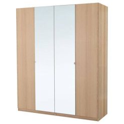 کمد لباس روکش چوب کد 0281 4 کمد لباس کد 0281