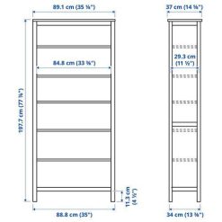 کتابخانه کمجا کد 360 6 کتابخانه چوبی MDF کد 360